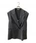 MAISON SPECIAL（メゾンスペシャル）の古着「Back Slit Cut off Over  ジレ」｜グレー