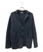 Yohji Yamamoto pour hommeヨウジヤマモト プールオム）の古着「ウールニットジャケット」｜ブラック