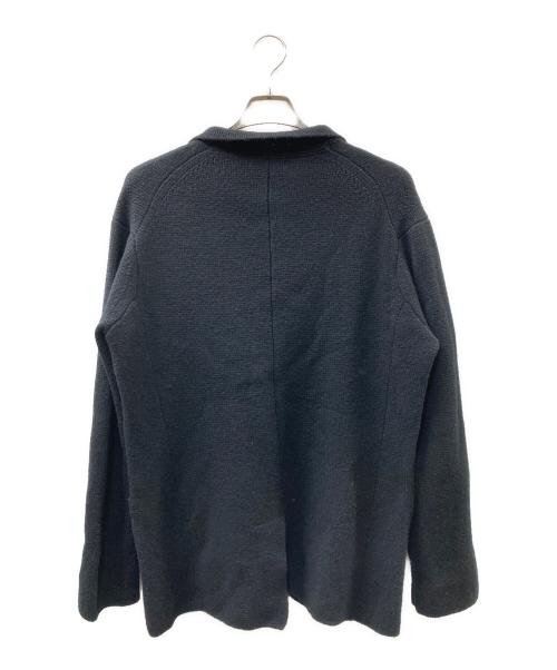 Yohji Yamamoto pour homme（ヨウジヤマモト プールオム）Yohji Yamamoto pour homme (ヨウジヤマモト プールオム) ウールニットジャケット ブラック サイズ:SIZE 3の古着・服飾アイテム
