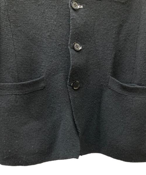 Yohji Yamamoto pour homme（ヨウジヤマモト プールオム）Yohji Yamamoto pour homme (ヨウジヤマモト プールオム) ウールニットジャケット ブラック サイズ:SIZE 3の古着・服飾アイテム