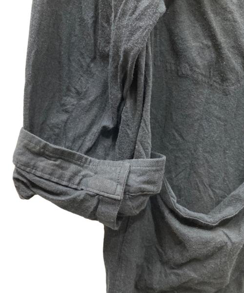 Yohji Yamamoto pour homme（ヨウジヤマモト プールオム）Yohji Yamamoto pour homme (ヨウジヤマモト プールオム) コットンロングシャツ ブラック サイズ:4の古着・服飾アイテム