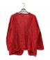 Yohji Yamamoto pour homme (ヨウジヤマモト プールオム) コットンラミークロシェニットジャケット レッド サイズ:3：12000円