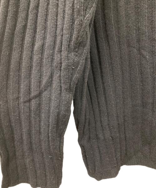 Yohji Yamamoto pour homme（ヨウジヤマモト プールオム）Yohji Yamamoto pour homme (ヨウジヤマモト プールオム) 切替リブタートルニット ハイネックニット ブラック サイズ:3の古着・服飾アイテム