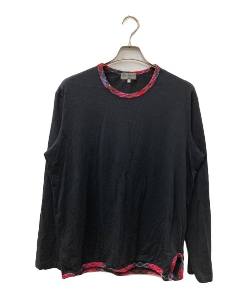 Yohji Yamamoto pour homme（ヨウジヤマモト プールオム）Yohji Yamamoto pour homme (ヨウジヤマモト プールオム) ウールカットソー ブラック サイズ:3の古着・服飾アイテム