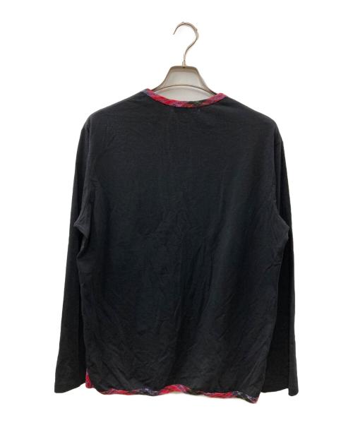 Yohji Yamamoto pour homme（ヨウジヤマモト プールオム）Yohji Yamamoto pour homme (ヨウジヤマモト プールオム) ウールカットソー ブラック サイズ:3の古着・服飾アイテム