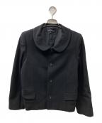 tricot COMME des GARCONSトリココムデギャルソン）の古着「ウール丸襟ジャケット」｜ブラック