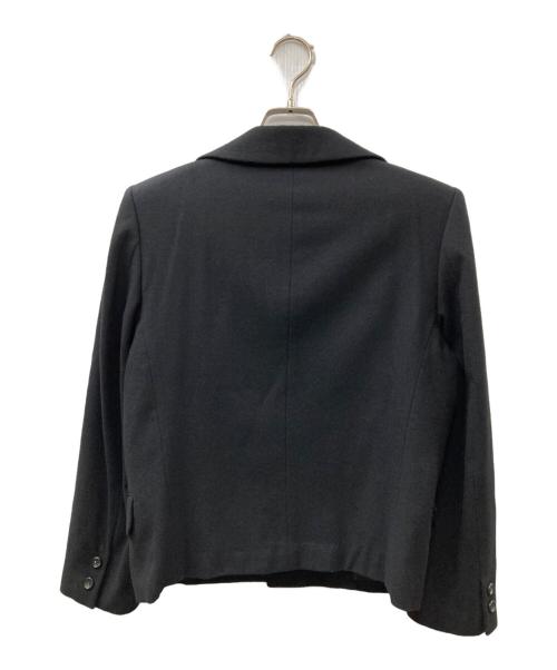 tricot COMME des GARCONS（トリココムデギャルソン）tricot COMME des GARCONS (トリココムデギャルソン) ウール丸襟ジャケット ブラック サイズ:Ｓの古着・服飾アイテム