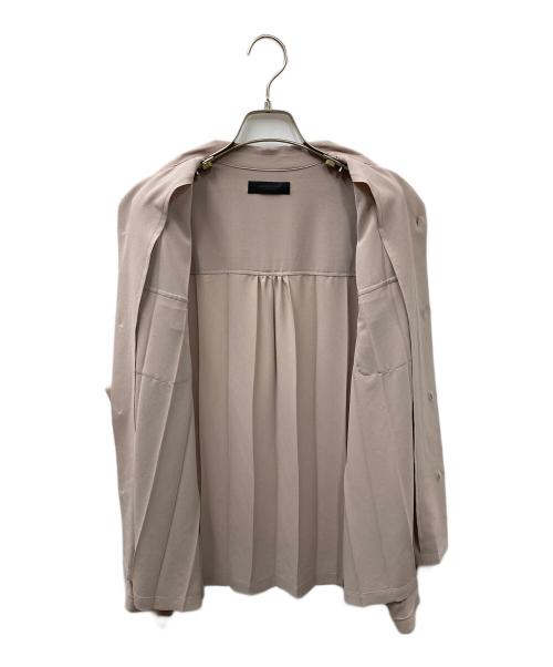 UNDERCOVER（アンダーカバー）UNDERCOVER (アンダーカバー) プリーツ加工オープンカラーシャツ ベージュ サイズ:2の古着・服飾アイテム