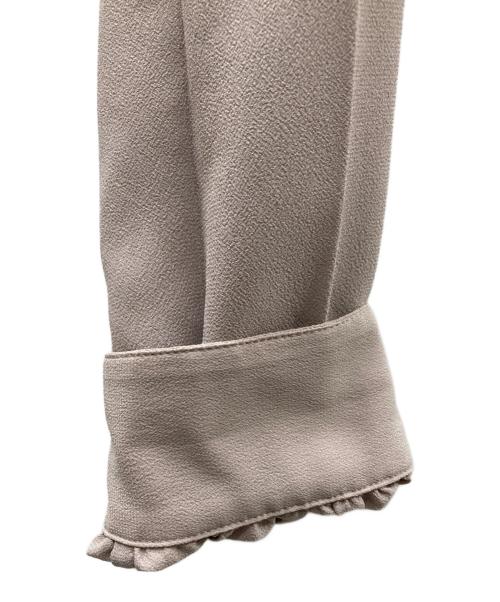 UNDERCOVER（アンダーカバー）UNDERCOVER (アンダーカバー) プリーツ加工オープンカラーシャツ ベージュ サイズ:2の古着・服飾アイテム