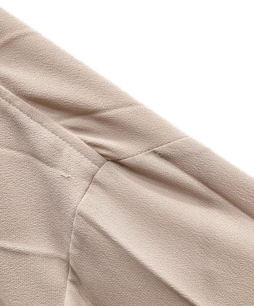 UNDERCOVER（アンダーカバー）UNDERCOVER (アンダーカバー) プリーツ加工オープンカラーシャツ ベージュ サイズ:2の古着・服飾アイテム