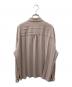 UNDERCOVER (アンダーカバー) プリーツ加工オープンカラーシャツ ベージュ サイズ:2：10000円