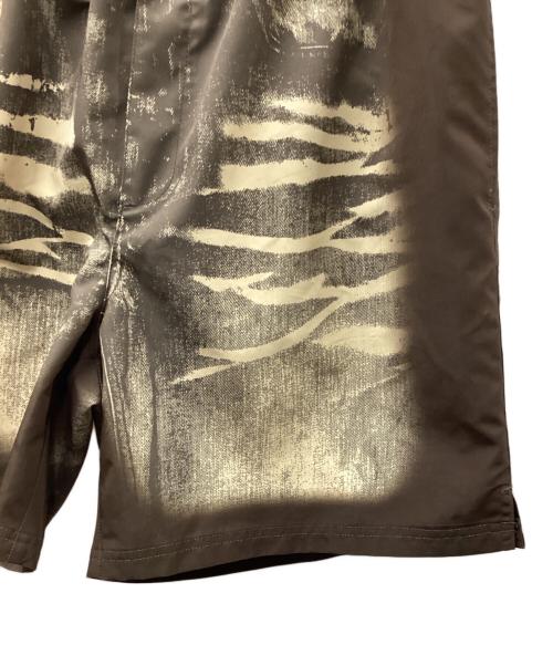 DIESEL（ディーゼル）DIESEL (ディーゼル) ナイロン転写 デニムボクサーショーツ スイムパンツ ブラウン サイズ:Lの古着・服飾アイテム