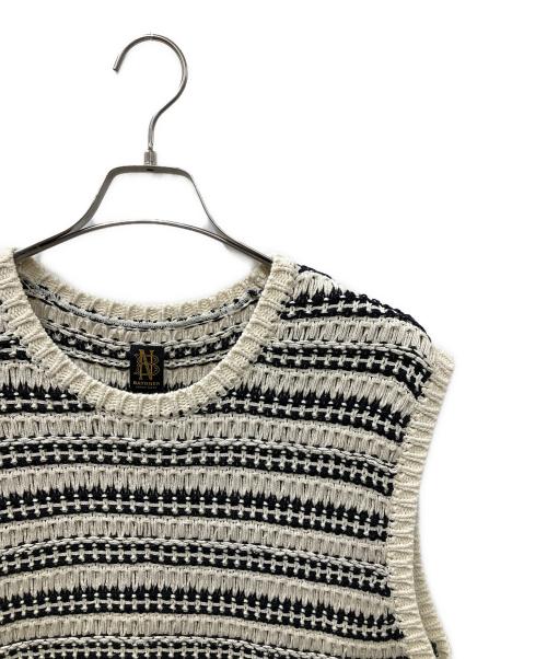 BATONER（バトナ―）BATONER (バトナ―) ローゲージニットベスト アイボリー サイズ:3の古着・服飾アイテム