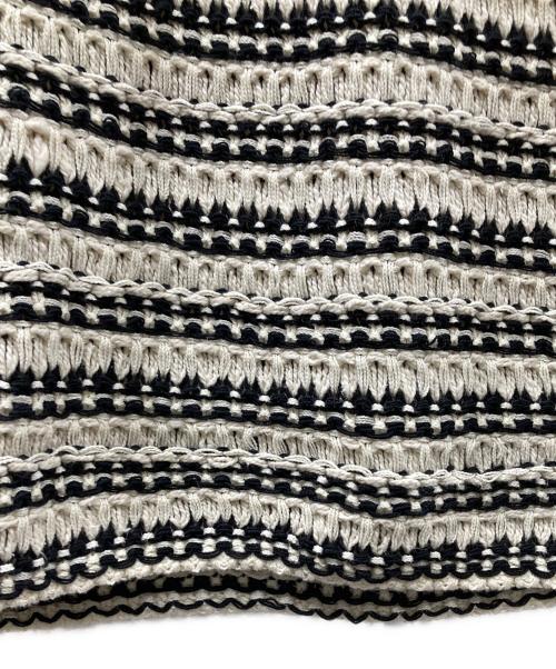 BATONER（バトナ―）BATONER (バトナ―) ローゲージニットベスト アイボリー サイズ:3の古着・服飾アイテム