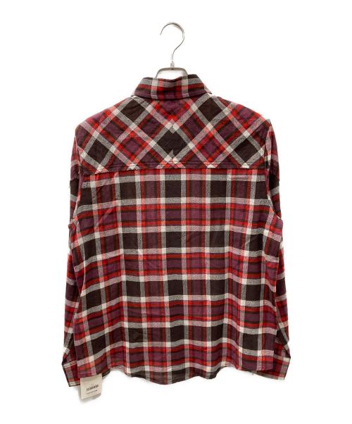 FACETASM（ファセッタズム）FACETASM (ファセッタズム) チェックシャツ レッド サイズ:00の古着・服飾アイテム