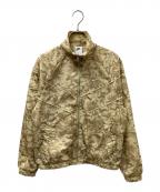 NIKEナイキ）の古着「ウーブン フルジップ プリント ジャケット」｜ベージュ