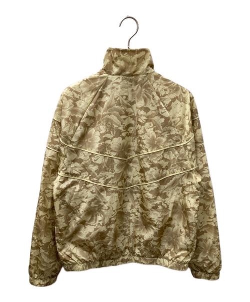 NIKE（ナイキ）NIKE (ナイキ) ウーブン フルジップ プリント ジャケット ベージュ サイズ:Sの古着・服飾アイテム