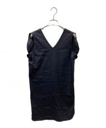 YOKO CHAN（ヨーコチャン）の古着「ノースリーブワンピース」｜ブラック