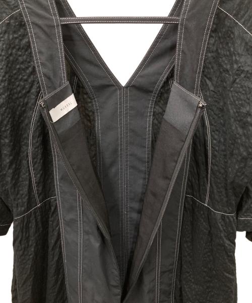 MURRAL（ミューラル）MURRAL (ミューラル) ウェーブコットンティアードドレス ブラック サイズ:2の古着・服飾アイテム