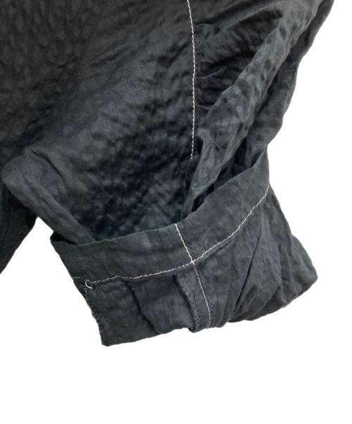 MURRAL（ミューラル）MURRAL (ミューラル) ウェーブコットンティアードドレス ブラック サイズ:2の古着・服飾アイテム