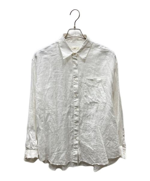IENA（イエナ）IENA (イエナ) リネンオーバーシャツ ホワイト サイズ:38の古着・服飾アイテム