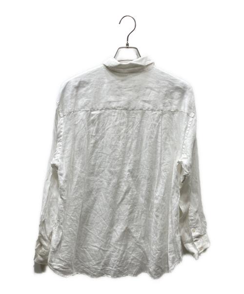 IENA（イエナ）IENA (イエナ) リネンオーバーシャツ ホワイト サイズ:38の古着・服飾アイテム