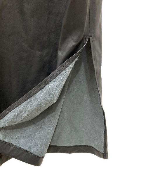 CITYSHOP（シティショップ）CITYSHOP (シティショップ) FAUX LEATHER DRESS キャミソールワンピース ブラック サイズ:38の古着・服飾アイテム