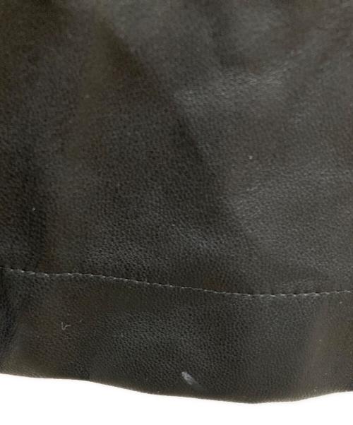 CITYSHOP（シティショップ）CITYSHOP (シティショップ) FAUX LEATHER DRESS キャミソールワンピース ブラック サイズ:38の古着・服飾アイテム