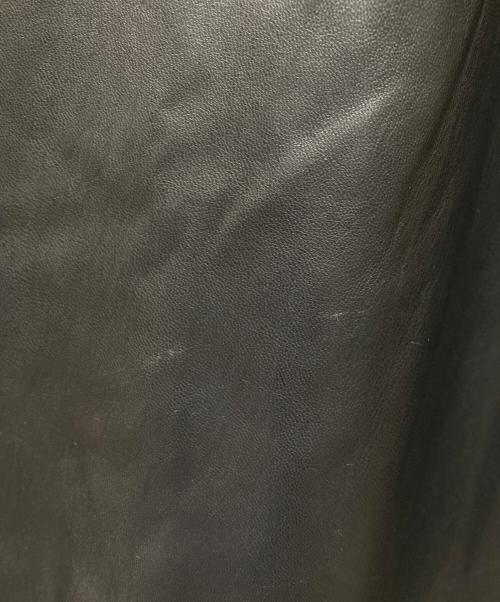 CITYSHOP（シティショップ）CITYSHOP (シティショップ) FAUX LEATHER DRESS キャミソールワンピース ブラック サイズ:38の古着・服飾アイテム