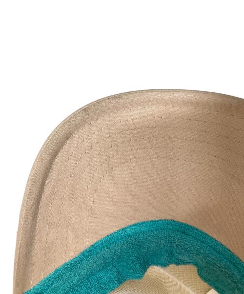 KAPITAL（キャピタル）KAPITAL (キャピタル) KOUNTRY Flee Wheelin Trucker Hat メッシュキャップ ブルー×ベージュ サイズ:SIZE Freeの古着・服飾アイテム