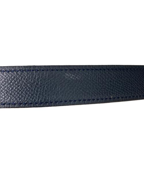 HERMES（エルメス）HERMES (エルメス) 65サイズ  ミニコンスタンス レザーベルト ネイビー×レッド サイズ:65の古着・服飾アイテム