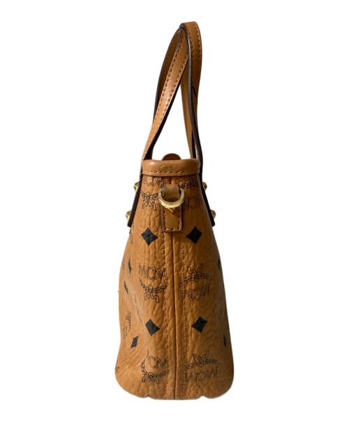 MCM（エムシーエム）MCM (エムシーエム) ANYA TOP ZIP MINI SHOPPER BAG 2WAYショルダーバッグ ブラウン サイズ:SIZE Freeの古着・服飾アイテム