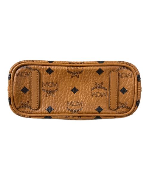 MCM（エムシーエム）MCM (エムシーエム) ANYA TOP ZIP MINI SHOPPER BAG 2WAYショルダーバッグ ブラウン サイズ:SIZE Freeの古着・服飾アイテム