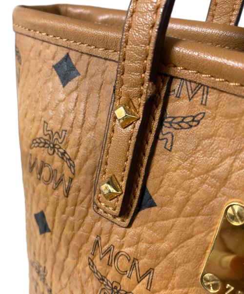 MCM（エムシーエム）MCM (エムシーエム) ANYA TOP ZIP MINI SHOPPER BAG 2WAYショルダーバッグ ブラウン サイズ:SIZE Freeの古着・服飾アイテム