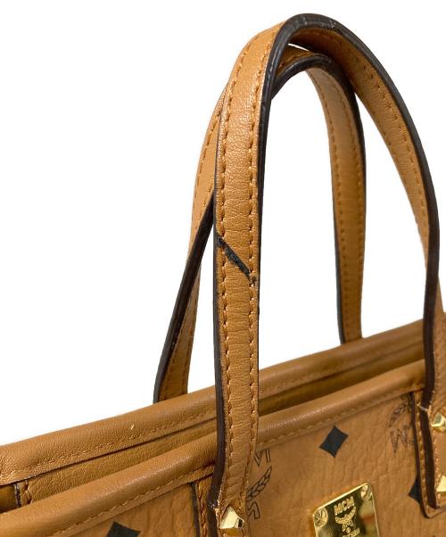 MCM（エムシーエム）MCM (エムシーエム) ANYA TOP ZIP MINI SHOPPER BAG 2WAYショルダーバッグ ブラウン サイズ:SIZE Freeの古着・服飾アイテム