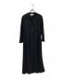 mame kurogouchi（マメクロゴウチ）の古着「Viscose Rayon Floral Jacquard I-Line Dress」｜ブラック