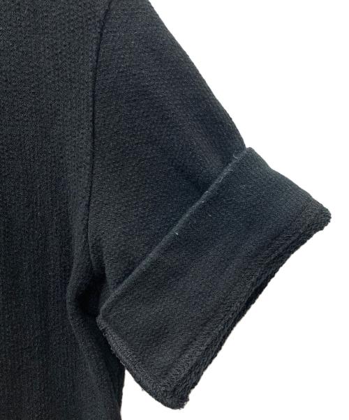 YOHJI YAMAMOTO（ヨウジヤマモト）YOHJI YAMAMOTO (ヨウジヤマモト) 襟付き ジップアップ 半袖ジャケット ブラック サイズ:SIZE 3の古着・服飾アイテム