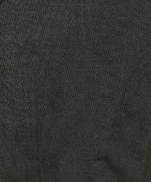 YOHJI YAMAMOTO（ヨウジヤマモト）YOHJI YAMAMOTO (ヨウジヤマモト) 襟付き ジップアップ 半袖ジャケット ブラック サイズ:SIZE 3の古着・服飾アイテム