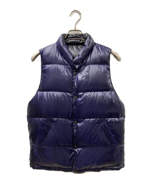 PS Paul Smith（ＰＳポールスミス）PS Paul Smith (ＰＳポールスミス) ダウンベスト ブラック×ネイビー サイズ:Lの古着・服飾アイテム