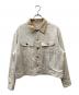 URU（ウル）の古着「CUT JACQUARD - 2 POCKET BLOUSON」｜ベージュ