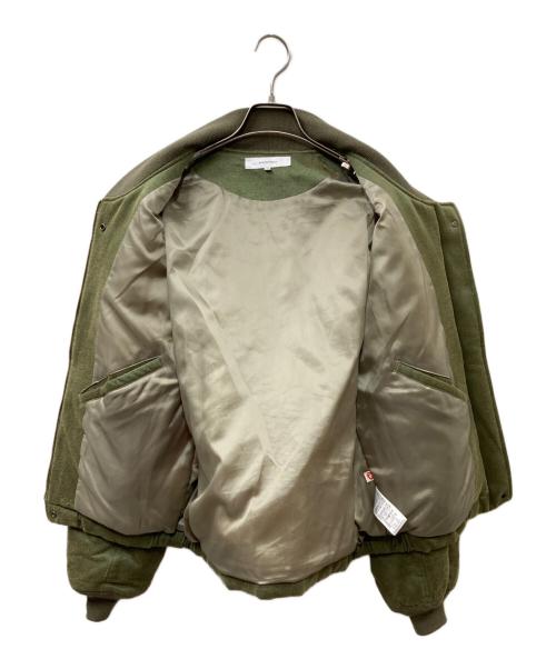 SASQUATCHfabrix.（サスクワッチファブリックス）SASQUATCHfabrix. (サスクワッチファブリックス) GRAPHIC FIGHT JACKET グリーン サイズ:XLの古着・服飾アイテム