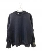 N.HOOLYWOODエヌ ハリウッド）の古着「ローゲージニット」｜ネイビー