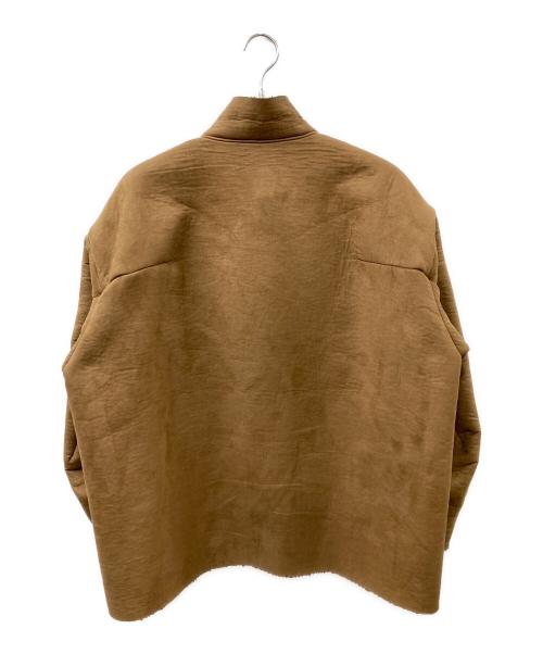 N.HOOLYWOOD（エヌ ハリウッド）N.HOOLYWOOD (エヌ ハリウッド) REVERSIBLE STAND COLLAR BLOUSON ブラウン サイズ:38の古着・服飾アイテム