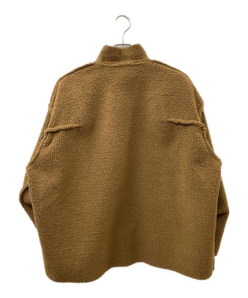 N.HOOLYWOOD（エヌ ハリウッド）N.HOOLYWOOD (エヌ ハリウッド) REVERSIBLE STAND COLLAR BLOUSON ブラウン サイズ:38の古着・服飾アイテム