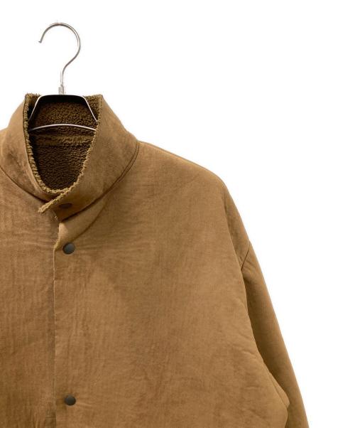 N.HOOLYWOOD（エヌ ハリウッド）N.HOOLYWOOD (エヌ ハリウッド) REVERSIBLE STAND COLLAR BLOUSON ブラウン サイズ:38の古着・服飾アイテム