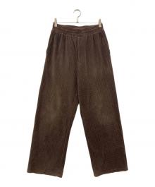 MATSUFUJI（マツフジ）の古着「イージーコーデュロイパンツ」｜ブラウン