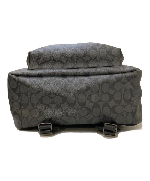 COACH（コーチ）COACH (コーチ) シグネチャー レザーデイパック グレー×ブラックの古着・服飾アイテム
