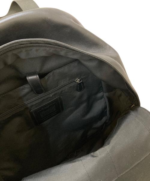 COACH（コーチ）COACH (コーチ) シグネチャー レザーデイパック グレー×ブラックの古着・服飾アイテム