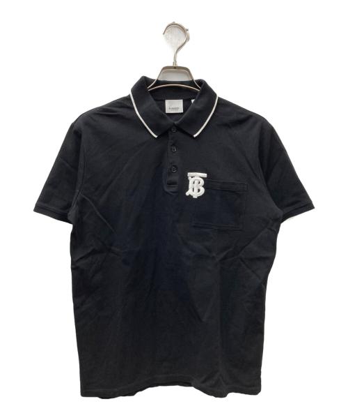 BURBERRY LONDON（バーバリーロンドン）BURBERRY LONDON (バーバリーロンドン) ポロシャツ ブラック サイズ:Mの古着・服飾アイテム