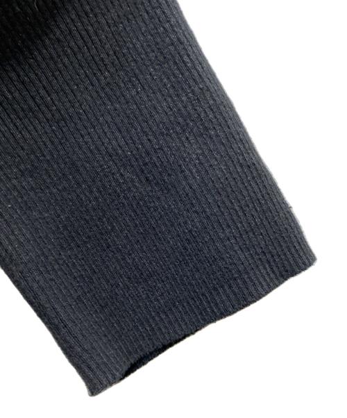 DIESEL（ディーゼル）DIESEL (ディーゼル) KYAXG 半袖リブニットワンピース ブラック サイズ:14Yの古着・服飾アイテム